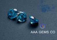 3 MM Loose Moissanite Diamonds For Round Shape Blue Moissanite