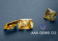 Light Yellow Radiant Cut Moissanite Diamond Middle Size 5mm x 7mm