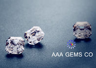 OEM Colorless Asscher Cut Moissanite 10mm Hardness 9.2 To 9.5