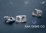 Radiant Cut Colorless Diamond Moissanite For Earrings 9mm x 11mm