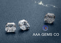Colorless Lab Created Moissanite Asscher Cutting Shape 4.5 MM