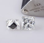 DEF Color Diamond Moissanite Clear White Lab Created Diamonds 9mm Princess Cut