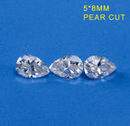 5*8mm Pear Shape Moissanite Loose Stones For Woman Engagement Rings / Jewelry Making