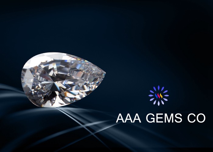 OEM / ODM Supper White Diamond Moissanite Pear Cutting Shape